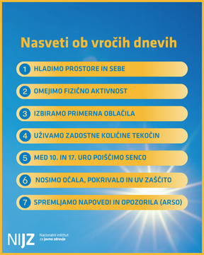 PNG nasveti ob vročih dneh